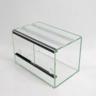 50 x 30 x 30 cm | Prémium minőségű terrárium | Háttér nélküli