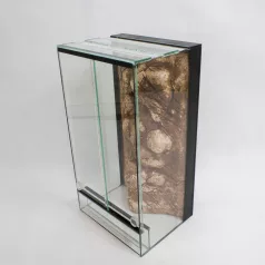   50 x 40 x 90 cm | Prémium minőségű terrárium | 3D sziklaháttérrel