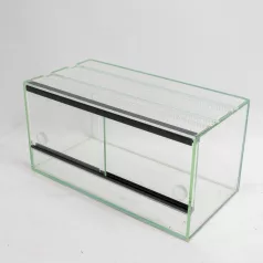   60 x 30 x 30 cm | Prémium minőségű terrárium | Háttér nélküli