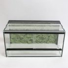 60 x 30 x 30 cm | Prémium minőségű terrárium | 2D sziklaháttérrel