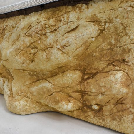 80 x 40 x 40 cm | Prémium minőségű terrárium | 3D sziklaháttérrel