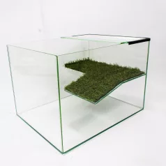   80 x 40 x 40 cm | Prémium minőségű Teknős akvaterrárium kilépővel