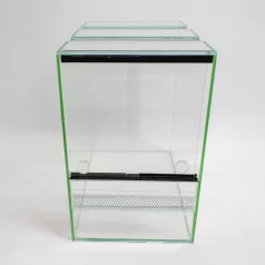   20 x 30 x 20 cm | Prémium minőségű terrárium | Háttér nélküli