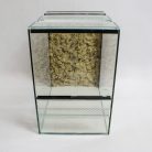 20 x 30 x 20 cm | Prémium minőségű terrárium | 2D sziklaháttérrel