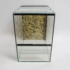   20 x 30 x 20 cm | Prémium minőségű terrárium | 2D sziklaháttérrel