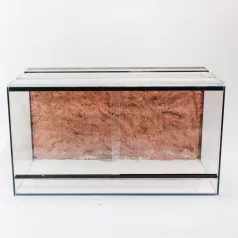   90 x 50 x 40 cm | Prémium minőségű terrárium | 2D sziklaháttérrel