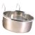 Trixie Bowl with Holder, Stainless Steel | Madáretető (fém) kalitkákba - 600 ml / 12 cm