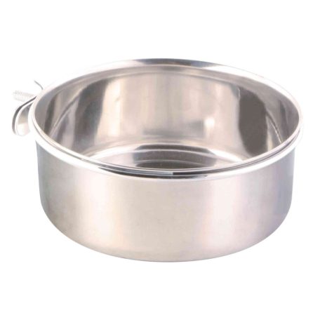 Trixie Bowl with Holder | Tál (fém, csavarozható) kalitkákba - 900 ml / 14 cm