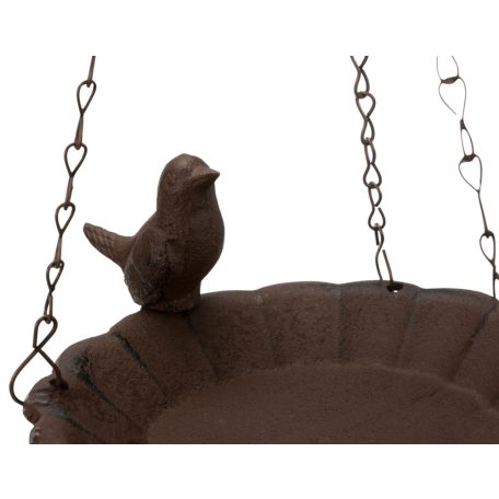 Trixie Bird Bath with bird | Kerti madárfürdő (barna) vadmadarak részére - 250 ml / 16 cm