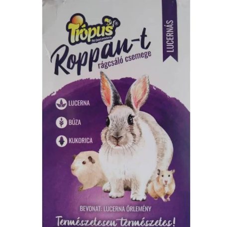 Trópus Roppan-t | Rágcsáló csemege | Lucernás - 100 g