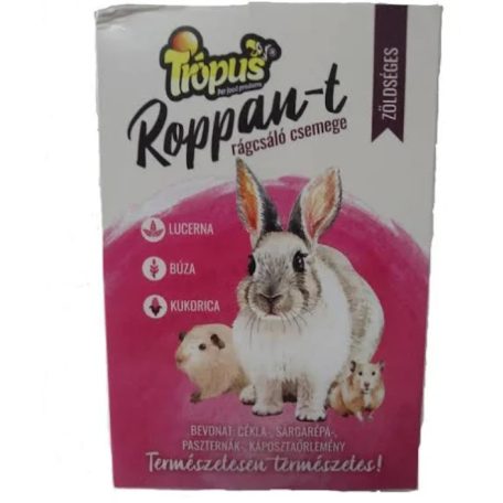 Trópus Roppan-t | Rágcsáló csemege | Zöldséges - 100 g