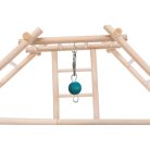 Trixie Wooden Ladder Playground | Játszótér létrával (fa) díszmadarak részére - 44x44x16 cm