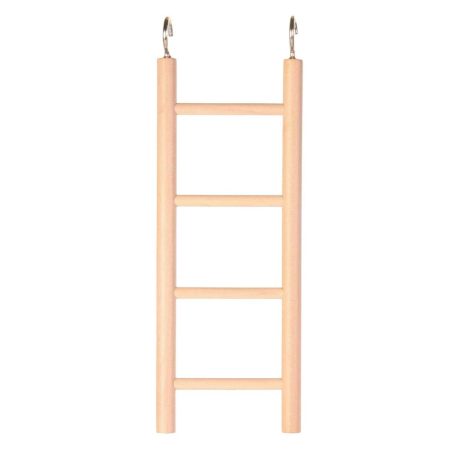  Trixie Wooden Ladder | Fa létra (4 fokos) díszmadarak részére - 20 cm