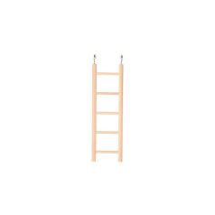   Trixie Wooden Ladder | Fa létra (5 fokos) díszmadarak részére - 24 cm