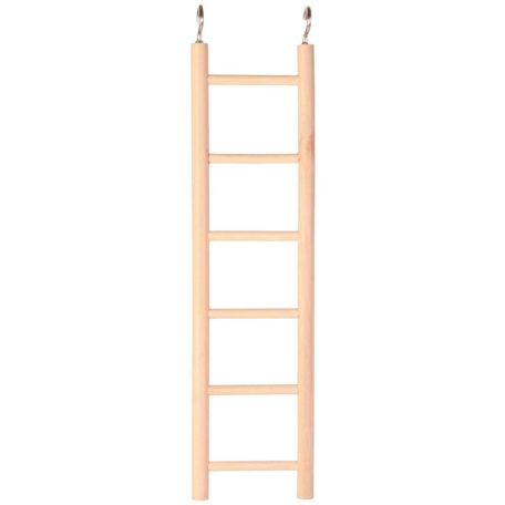 Trixie Wooden Ladder | Fa létra (6 fokos) díszmadarak részére - 28 cm