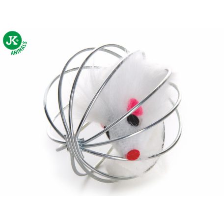 JK | Macskajáték egér drót gömbben 6cm