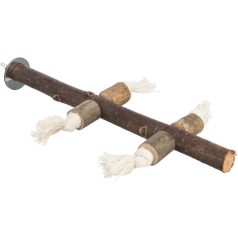   Trixie Perch with Rope | Ülőrúd kötéllel (kéreg fa) díszmadarak részére - 25 cm