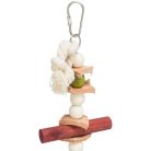 Trixie Colourful Toy | Fa játék gyöngyökkel nagy papagájok részére - 28 cm