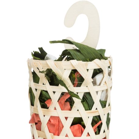 Trixie Natural Toy on a Sisal Rope | Játék (pálmalevél) díszmadarak részére - 35 cm