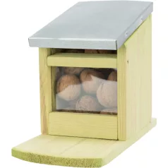   Trixie Feeding station for squirrels | Etető mókusok részére (fenyőfa/fém) - 12x18x24 cm