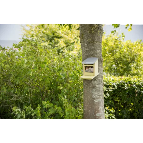 Trixie Feeding station for squirrels | Etető mókusok részére (fenyőfa/fém) - 12x18x24 cm