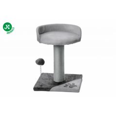   JK | Caty macskakaparó pihenővel, játékkal 32X32X40cm, szürke