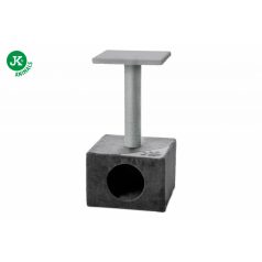 JK | DIABLO plüss macskaház szürke 36x36x66cm