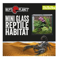   Repti Planet Mini Glass Reptile Habitat | Paludárium - 20 x 20 x 20 cm