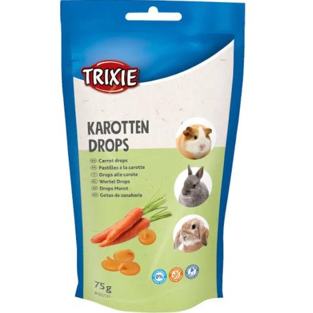 Trixie Pea Drops | Jutalomfalat rágcsálóknak | Répás - 75 g