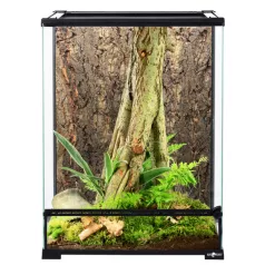  Repti Planet Tall Glass Reptile Habitat | Paludárium - 45 x 45 x 60 cm