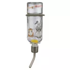 Trixie Glass Water Bottle | Mintás üveg itató rágcsálók részére - 250 ml