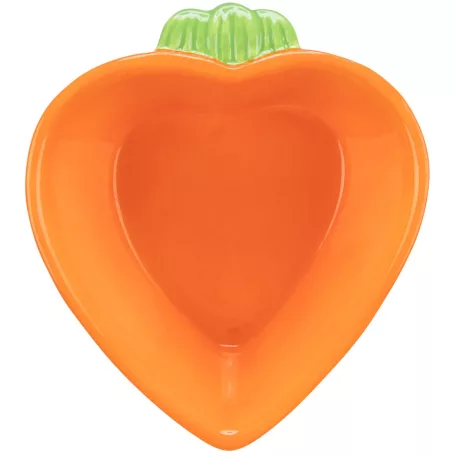 Trixie Ceramic Bowl Carrot | Répa formájú kerámia tál rágcsálóknak – 180 ml / 12 × 11 cm