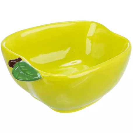 Trixie Ceramic Bowl Apple | Alma formájú kerámia tál rágcsálóknak – 180 ml / 12 × 11 cm