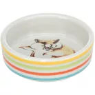 Trixie Ceramic Bowl | Kerámia tál (színes,mintás) rágcsálók részére - 80 ml / 8 cm
