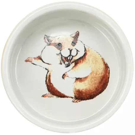Trixie Ceramic Bowl | Kerámia tál (színes,mintás) rágcsálók részére - 80 ml / 8 cm