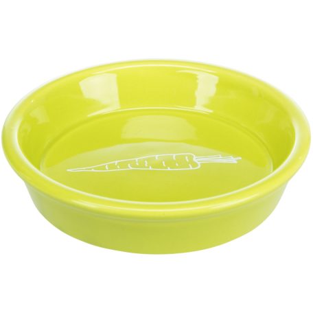 Trixie Ceramic Bowl | Kerámia tál (fehér,csíkos) rágcsálók részére - 0,2 l / 14 cm