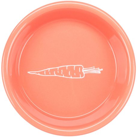 Trixie Ceramic Bowl | Kerámia tál (fehér,csíkos) rágcsálók részére - 0,2 l / 14 cm