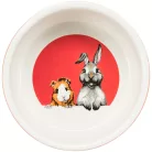 Trixie Ceramic Bowl | Kerámia tál (vegyes színekben) rágcsálók részére - 0,25 l / 11 cm