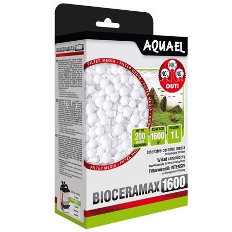 AquaEl | Biocera Max 1600 | Szűrőanyag akváriumokba - 1 L