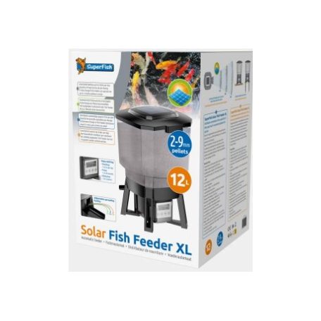 SuperFish | SOLAR FISH FEEDER | Napenergiával működő automatikus etető - XL
