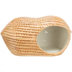   Trixie Ceramic House | Kerámia ház (földimogyoró formájú) egerek és hörcsögök részére - 17x8x8 cm