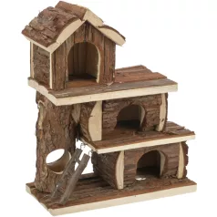   Trixie Tammo Ház | Fából készült odú hörcsögök és egerek részére - 25x30x12 cm