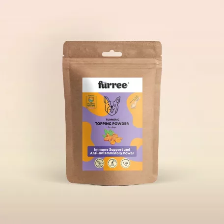 Fürree Kurkuma por | Gyulladáscsökkentő és ízületi támogató kiegészítő kutyáknak – 100 g