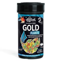   Haquoss | GOLDFLAKE | Teljes értékű lemezes, aranyhal táp  250 ml / 38 g