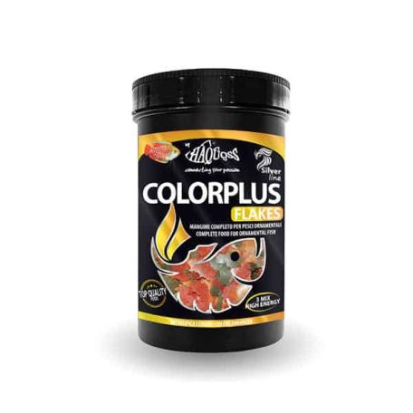 Haquoss | COLOR PLUS FLAKES | Teljes értékű lemezes, édesvízi haltáp - 100 ml / 16 g