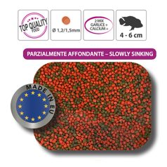   Haquoss | Cichlid Juvenile Gran | Teljes értékű granulátum sügerek számra - 250 ml