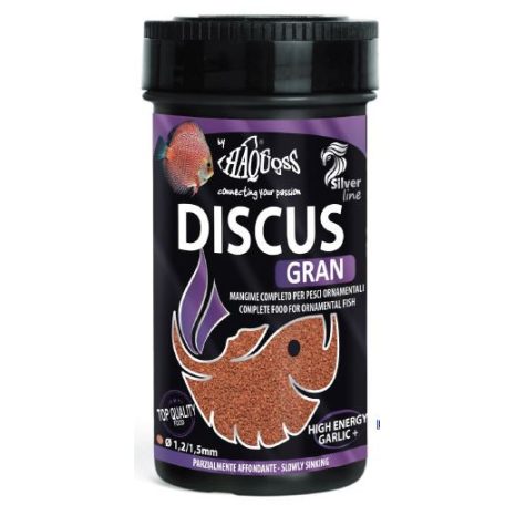 Haquoss | DISCUS GRAN GOURMET | Teljes értékű granulált, Diszkosz táp - 250 ml / 137 g