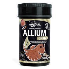   Haquoss | Allium Gran | Teljes értékű granulált, diszkosz/akváriumi haltáp - 100 ml