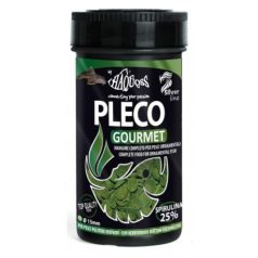   Haquoss | Pleco Gourmet | Teljes értékű algapellet, mindenevő fenéken élő haltáp - 250 ml 