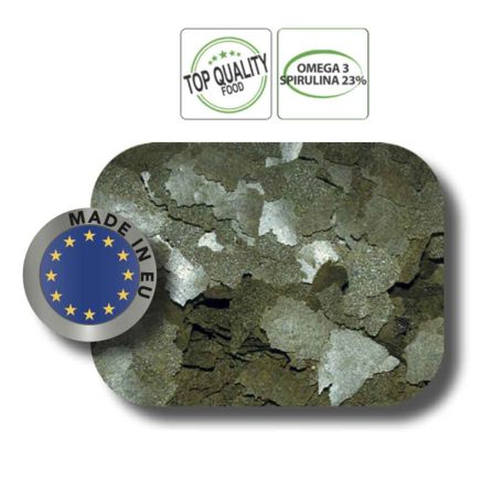 Haquoss | SPIRULINA FLAKES | Teljes értékű spirulina lemezes, akváriumi haltáp - 1000 ml / 160 g